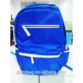Hot Selling Causal Sapphire Blue Polyester Sports Backpacks for Travel